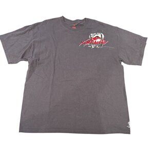 Y2K Tony Hawk T-Shirt Mens XL Grey Grunge Goth Cyber‎ Skate Emo Affliction |G1